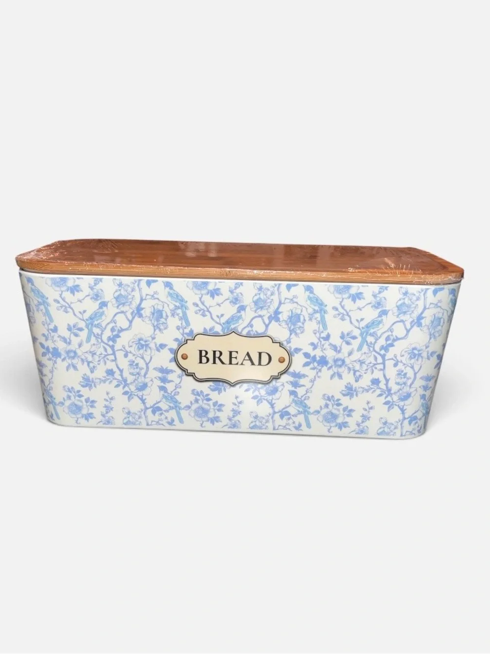 Viral DG Dollar General Bread Box Blue White Toile Vintage Inspired Cottagecore